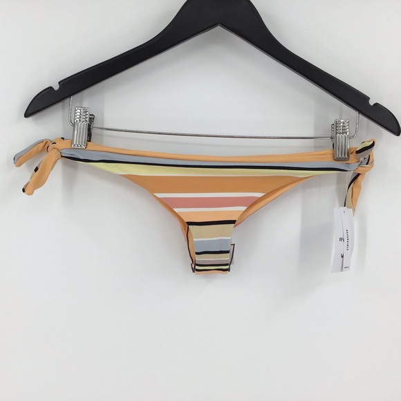 RVCA NWT Horizon Striped Reversible Cheeky Bikini Bottom, XS - Picture 9 of 16